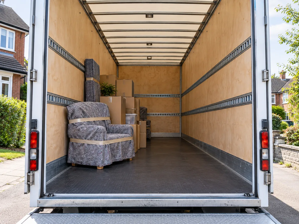 Spacious removals truck with room for more